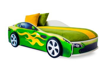 Детская кровать-машинка Бондимобиль зеленый в Тамбове