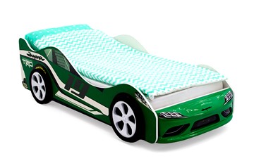 Детская кровать-машинка Супра зеленая в Тамбове