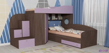 Детская кровать-шкаф Кадет-2, корпус Бодего, фасад Ирис в Тамбове