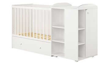 Детская кровать-шкаф с комодом POLINI Kids Ameli 800 Белый, серия AMELI в Тамбове