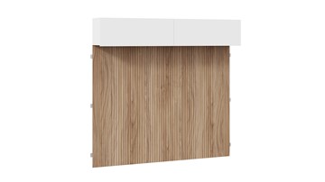 Навесной шкаф с декоративными панелями Порто (366) СМ-393.21.023-24 (Белый жемчуг/Яблоня беллуно/Белый софт) в Тамбове