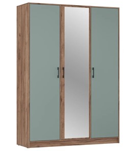 Шкаф 3-х дверный ШР3/1 Соната с зеркалом Дуб Крафт Табачный - Муссон в Тамбове