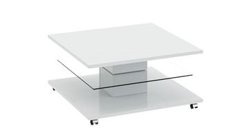 Квадратный столик Diamond тип 1 (Белый глянец) в Тамбове