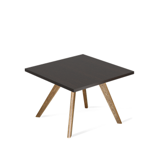Журнальный столик SHT-S39 / SHT-TT 60/60 ЛДСП (венге луизиана/брашированный коричневый) в Тамбове