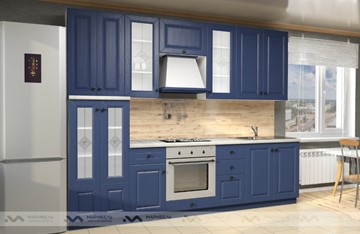 Модульная кухня Вена 2800, цвет Синий в Тамбове