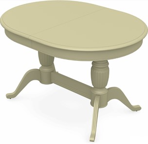 Кухонный стол раздвижной Леонардо-2 исп. Овал, тон 10 (Морилка/Эмаль) в Тамбове