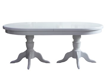 Овальный кухонный стол 3,0(3,5)х1,1 на двух тумбах, (стандартная покраска) в Тамбове