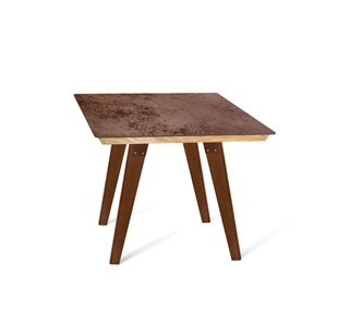 Керамический кухонный стол SHT-TU16 (4 шт.)/ТT8 60/60 (темный орех/прозрачный лак/коричневая сепия) в Тамбове