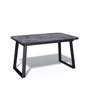 Обеденный раздвижной стол AZ1200 (черный/керамика мрамор черный) в Тамбове