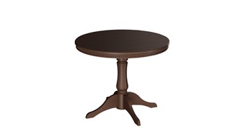 Круглый стол на кухню Орландо Т1, цвет Орех темный (Б-111.02.1) в Тамбове