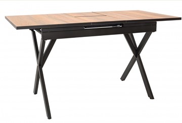 Кухонный стол раскладной Илком Стайл № 11 (1100/1500*700 мм.) столешница пластик, форма Флан, с механизмом бабочка в Тамбове