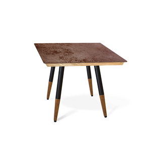 Керамический обеденный стол SHT-TU12 (4 шт.)/ТT8 60/60 (черный/темный орех/прозрачный лак/коричневая сепия) в Тамбове