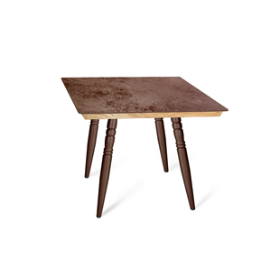 Керамический кухонный стол SHT-TU15 (4 шт.)/ТT8 60/60 (медный металлик/прозрачный лак/коричневая сепия) в Тамбове