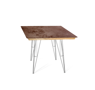 Керамический кухонный стол SHT-TU10 (4 шт.)/ТT8 60/60 (хром лак/прозрачный лак/коричневая сепия) в Тамбове