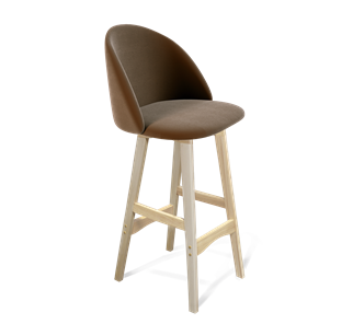 Барный стул SHT-ST35 / SHT-S65 (кофейный ликер/прозрачный лак) в Тамбове