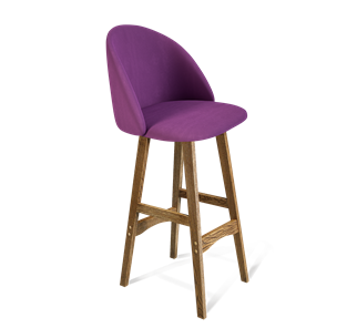 Барный стул SHT-ST35 / SHT-S65 (ягодное варенье/дуб брашированный коричневый) в Тамбове