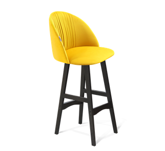 Барный стул SHT-ST35-1 / SHT-S65 (имперский жёлтый/венге) в Тамбове