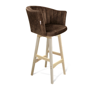 Барный стул SHT-ST42-1 / SHT-S65 (кофейный трюфель/прозрачный лак) в Тамбове