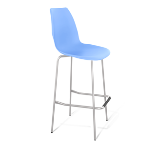Барный стул SHT-ST29/S29 (голубой pan 278/хром лак) в Тамбове