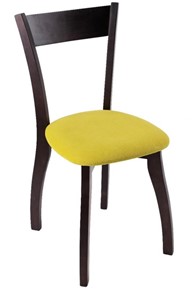 Обеденный стул Лугано каркас массив венге, велюр - мазерати олива в Тамбове