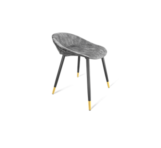 Обеденный стул SHT-ST19-SF1 / SHT-S95-1 (дымный/черный муар/золото) в Тамбове