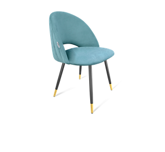 Обеденный стул SHT-ST34-1 / SHT-S95-1 (голубая пастель/черный муар/золото) в Тамбове