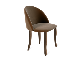 Обеденный стул SHT-ST35 / SHT-S122 (кофейный ликер/темный орех/черный муар) в Тамбове
