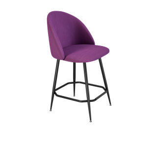 Полубарный стул SHT-ST35 / SHT-S148-1 (ягодное варенье/черный муар) в Тамбове