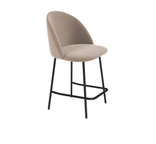 Полубарный стул SHT-ST35 / SHT-S29P-1 (латте/черный муар) в Тамбове