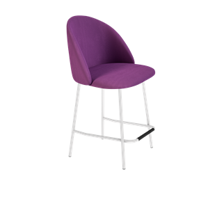 Полубарный стул SHT-ST35 / SHT-S29P-1 (ягодное варенье/белый муар) в Тамбове