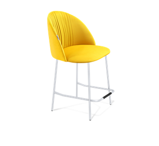 Полубарный стул SHT-ST35-1 / SHT-S29P-1 (имперский жёлтый/хром лак) в Тамбове