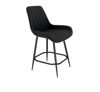 Полубарный стул SHT-ST37 / SHT-S148-1 (ночное затмение/черный муар) в Тамбове