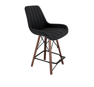 Полубарный стул SHT-ST37 / SHT-S80-1 (ночное затмение/темный орех/черный) в Тамбове