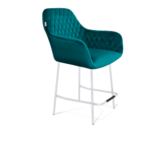 Полубарный стул SHT-ST38 / SHT-S29P-1 (альпийский бирюзовый/хром лак) в Тамбове