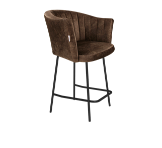 Полубарный стул SHT-ST42-1 / SHT-S29P-1 (кофейный трюфель/черный муар) в Тамбове