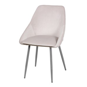 Мягкий дизайнерский стул Мартин СРП-063 эмаль бриллиант Веллюто бежевый в Тамбове
