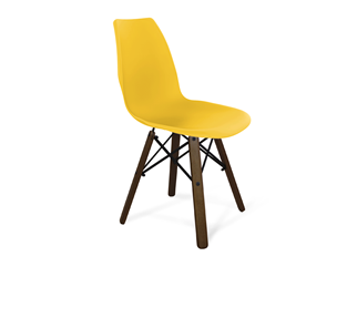 Кухонный стул Sheffilton SHT-ST29/S70 (желтый ral 1021/темный орех/черный) в Тамбове