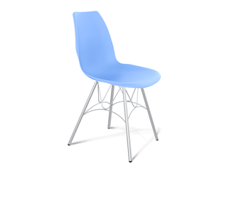 Обеденный стул SHT-ST29/S100 (голубой pan 278/хром лак) в Тамбове
