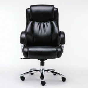 Кресло Brabix Premium Status HD-003 (рециклированная кожа, хром, черное) в Тамбове