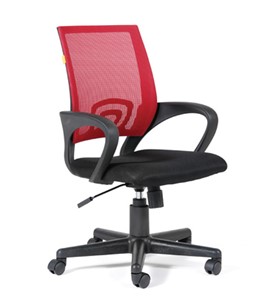 Кресло офисное CHAIRMAN 696 black Сетчатый акрил DW69 красный в Тамбове