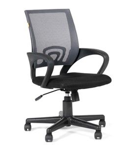 Офисное кресло CHAIRMAN 696 black Сетчатый акрил DW63 темно-серый в Тамбове