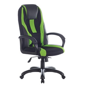 Компьютерное кресло Brabix Premium Rapid GM-102 (экокожа/ткань, черное/зеленое) 532419 в Тамбове