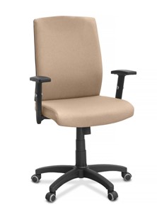 Офисное кресло для руководителя Alfa A/MK/1D, ткань Bahama / бежевая в Тамбове