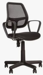 Компьютерное кресло ALFA GTP (PM60) ткань ZESTA/сетка черный в Тамбове