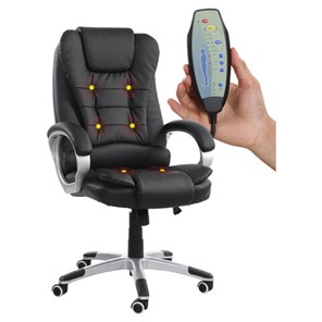Офисное кресло BRABIX "Comfort MS-003", 6 массажных модулей, экокожа, черное, 532521 в Тамбове