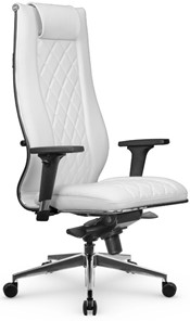 Кресло офисное МЕТТА L 1m 50M/2D Infinity Easy Clean мультиблок, нижняя часть 17839 белый в Тамбове