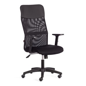 Кресло компьютерное PRACTIC PLT ткань/кож/зам, черный, арт.20536 в Тамбове