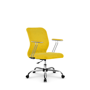 Офисное кресло SU-Mr-4/подл.078/осн.006 желтый в Тамбове