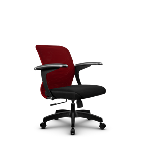 Кресло SU-M-4/подл.160/осн.001, Бордовый/Черный в Тамбове
