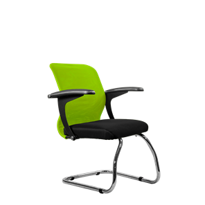 Офисный стул SU-M-4/подл.160/осн.007, Зеленый/Черный в Тамбове
